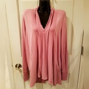 Athleta Mauve Sweater with Open Thumb